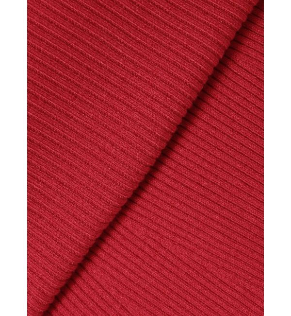 MERCURYDUO「ペプラムラッフルコンパクトニット」|ニット・セーター|