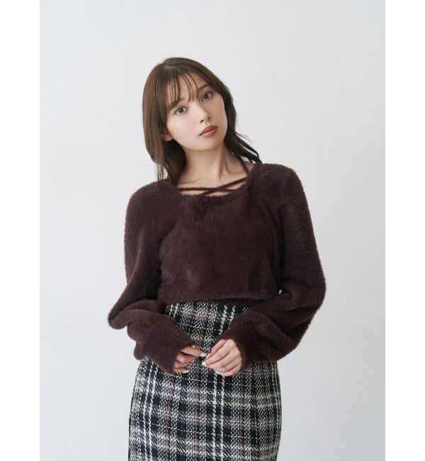 MERCURYDUO「オリジナルロービングチェックマーメイドスカート」|スカート|