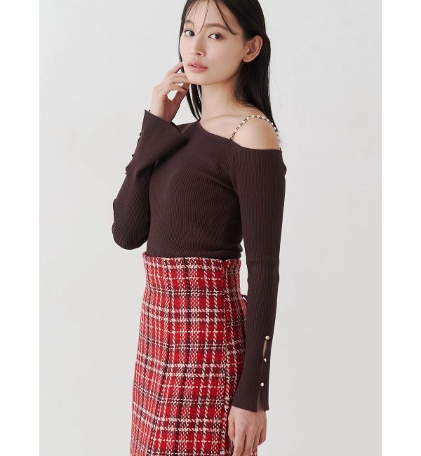 MERCURYDUO「オリジナルロービングチェックマーメイドスカート」|スカート|