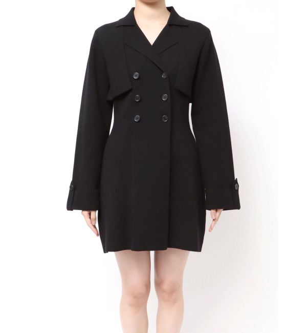 MERCURYDUO「ニットジャケットミニワンピース」|ワンピース|