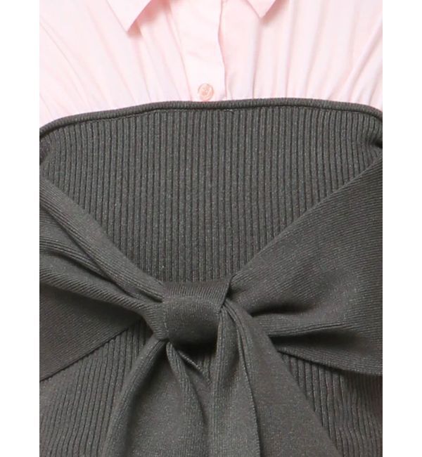 MERCURYDUO「ビスチェドッキングシャツ」|シャツ・ブラウス|