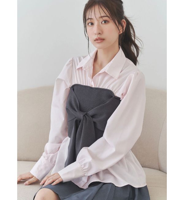 MERCURYDUO「U.S. POLO ASSN.別注アシメプリーツスカパン」|スカート|