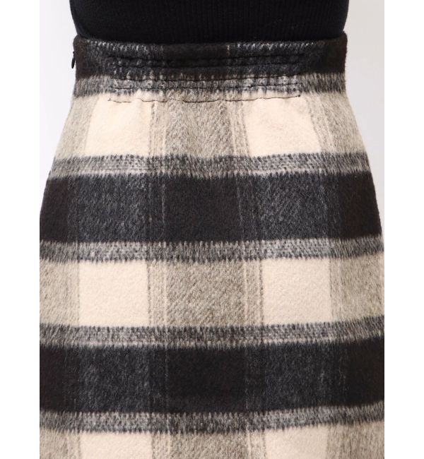 MERCURYDUO「シャギーチェックミニスカート」|スカート|