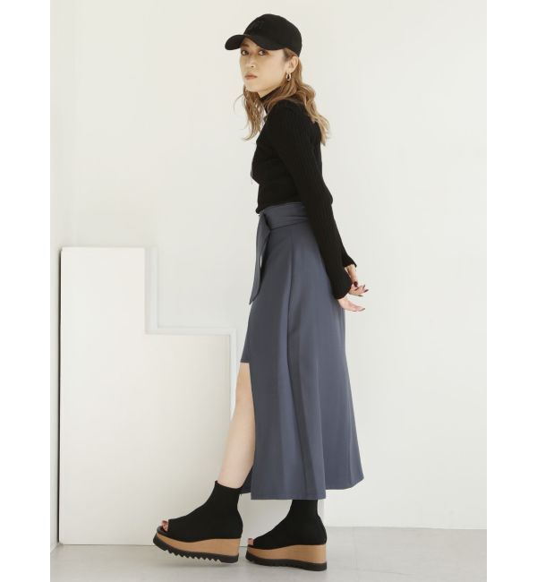 MURUA「デザインウエッジソックブーツ」|ショートブーツ|