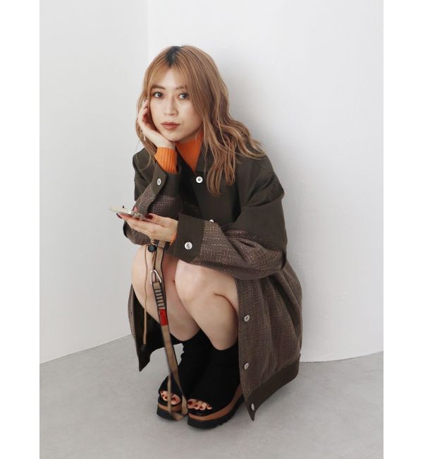 MURUA「デザインウエッジソックブーツ」|ショートブーツ|