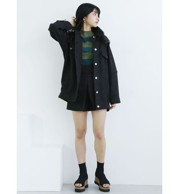 MURUA「デザインウエッジソックブーツ」|ショートブーツ|