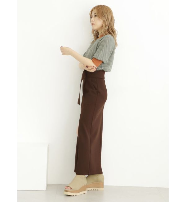 MURUA「デザインウエッジソックブーツ」|ショートブーツ|