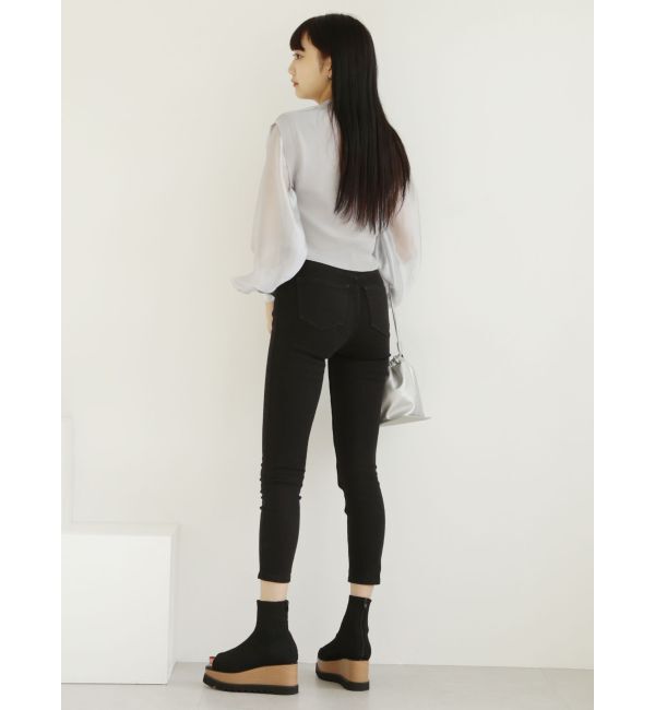 MURUA「デザインウエッジソックブーツ」|ショートブーツ|