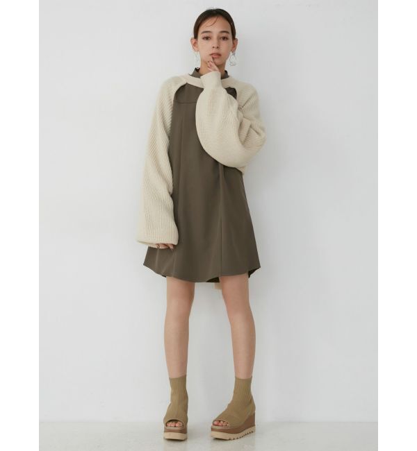 MURUA「デザインウエッジソックブーツ」|ショートブーツ|