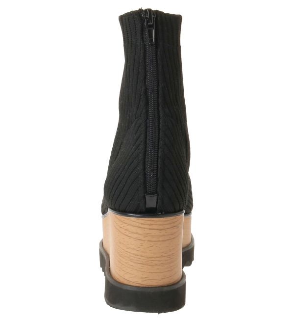 MURUA「デザインウエッジソックブーツ」|ショートブーツ|