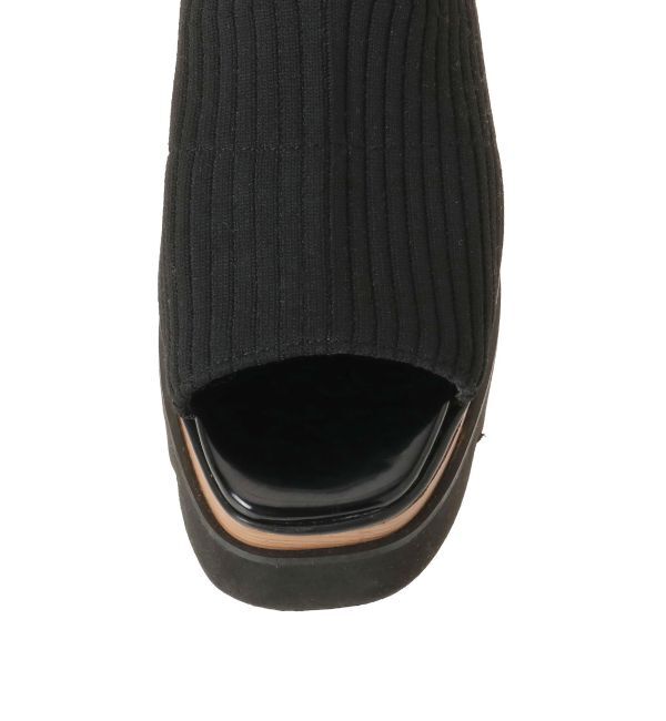 MURUA「デザインウエッジソックブーツ」|ショートブーツ|