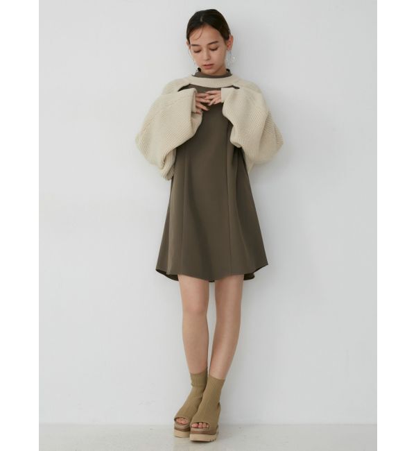 MURUA「デザインウエッジソックブーツ」|ショートブーツ|