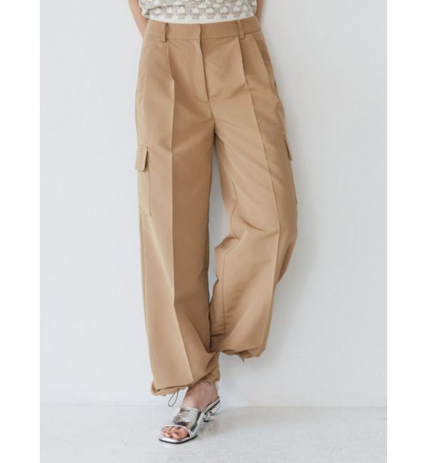MURUA「ダブルウエストワイドパンツ【2WAY】」|その他|ベージュ