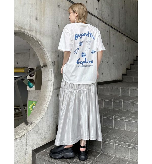 MURUA「エイリアンプリントTシャツ」|Tシャツ・カットソー|