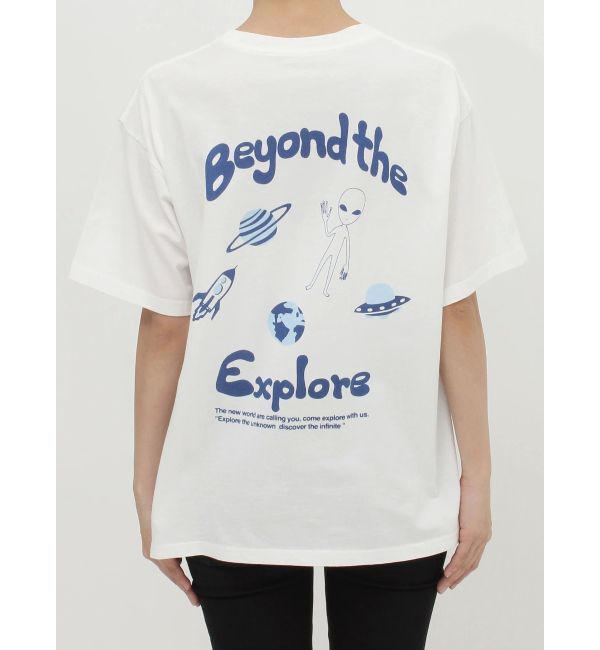 MURUA「エイリアンプリントTシャツ」|Tシャツ・カットソー|