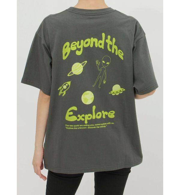 MURUA「エイリアンプリントTシャツ」|Tシャツ・カットソー|