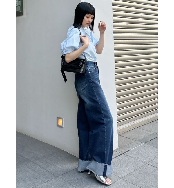 MURUA「ターンアップカットオフデニム」|デニム|