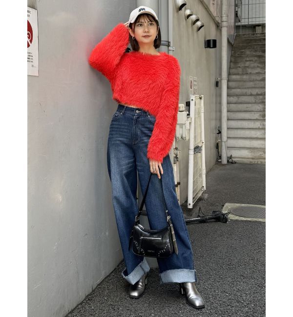 MURUA「ターンアップカットオフデニム」|デニム|