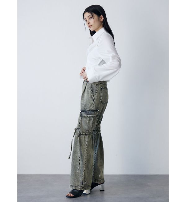 MURUA「ストリングデニムカーゴパンツ」|デニム|