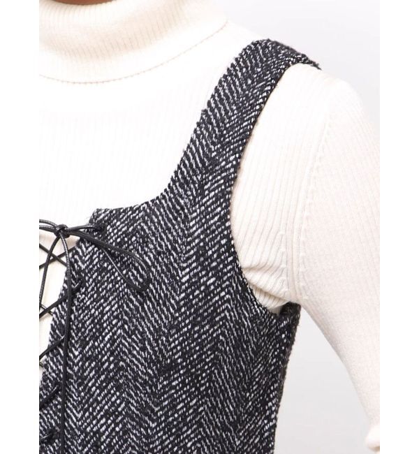 MURUA「フロントレースアップミニワンピース」|ワンピース|