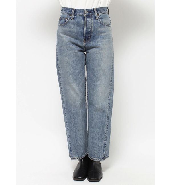 Ungrid「クロップドスリットストレートデニム」|デニム|