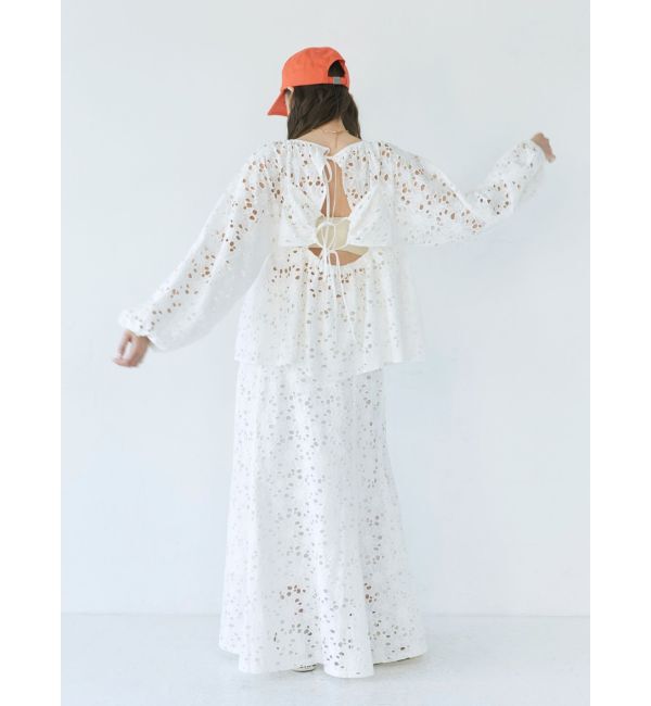 Ungrid「カットワークレーススカート」|スカート|