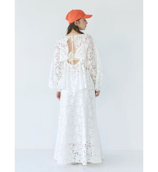 Ungrid「カットワークレーススカート」|スカート|