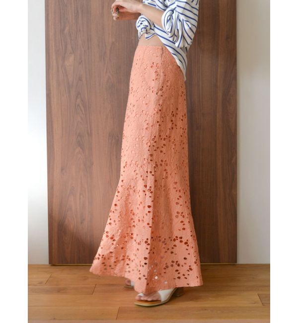 Ungrid「カットワークレーススカート」|スカート|