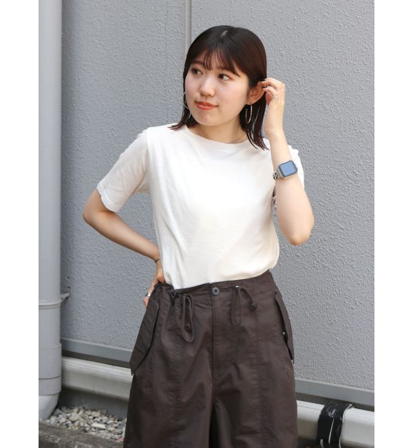 Ungrid「シアーテレコフィットTee」|Tシャツ・カットソー|オフホワイト