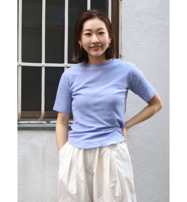 Ungrid「シアーテレコフィットTee」|Tシャツ・カットソー|パープル