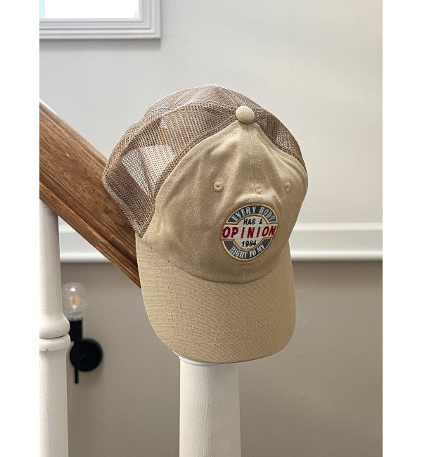 Ungrid「ワッペンデザインメッシュキャップ」|キャップ・キャスケット|