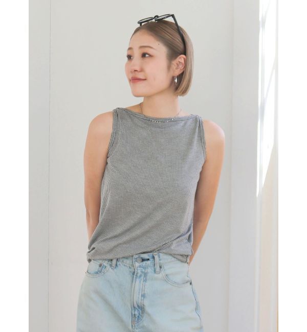 Ungrid「ショルダータックボックスシルエットタンクトップ」|タンクトップ|