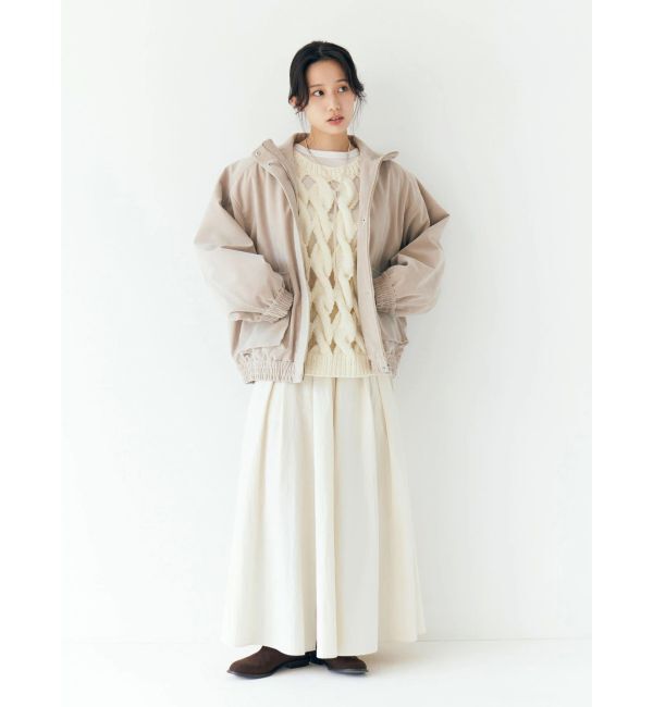 Ungrid「フェイクスウェードブルゾン」|ブルゾン・スタジャン|