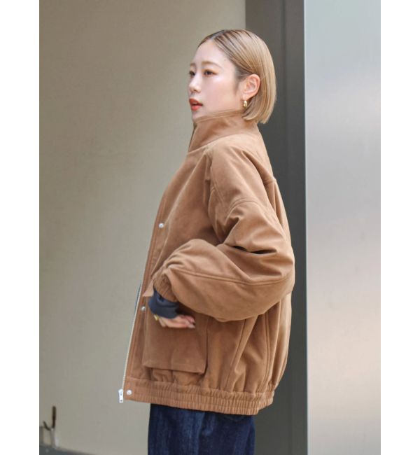 Ungrid「フェイクスウェードブルゾン」|ブルゾン・スタジャン|