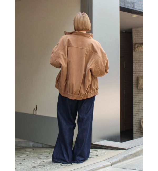 Ungrid「フェイクスウェードブルゾン」|ブルゾン・スタジャン|