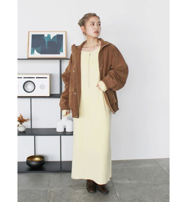 Ungrid「フェイクスウェードブルゾン」|ブルゾン・スタジャン|