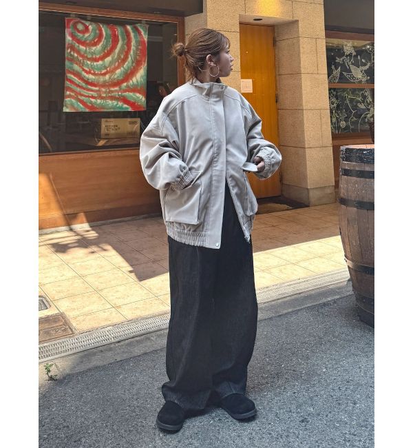 Ungrid「フェイクスウェードブルゾン」|ブルゾン・スタジャン|