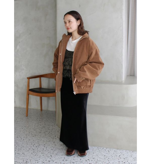 Ungrid「フェイクスウェードブルゾン」|ブルゾン・スタジャン|