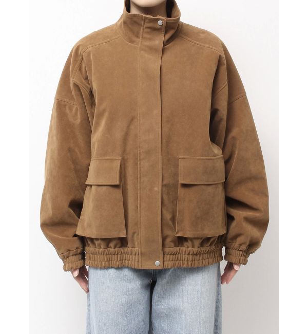 Ungrid「フェイクスウェードブルゾン」|ブルゾン・スタジャン|