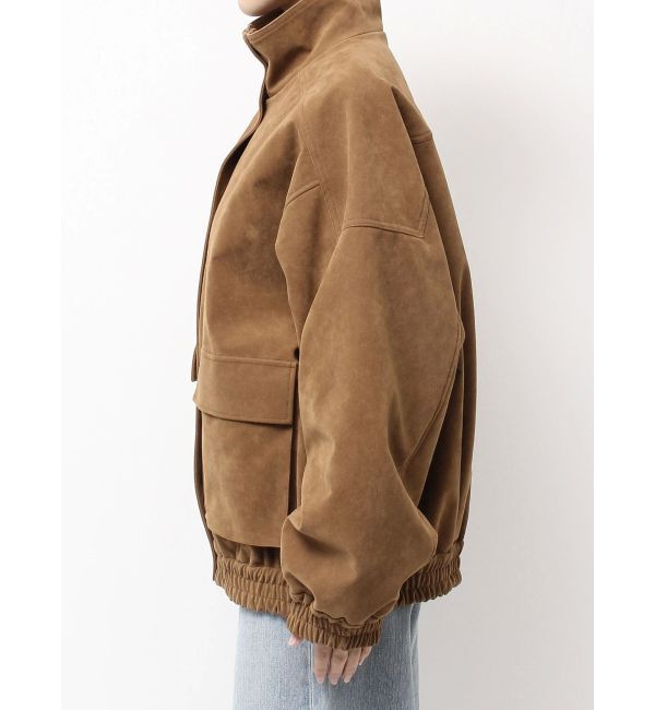 Ungrid「フェイクスウェードブルゾン」|ブルゾン・スタジャン|