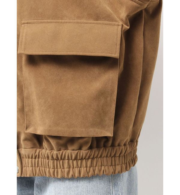 Ungrid「フェイクスウェードブルゾン」|ブルゾン・スタジャン|