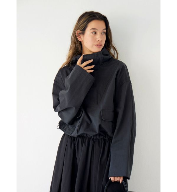 Ungrid「フードデザインルーズトップス」|シャツ・ブラウス|ブラック