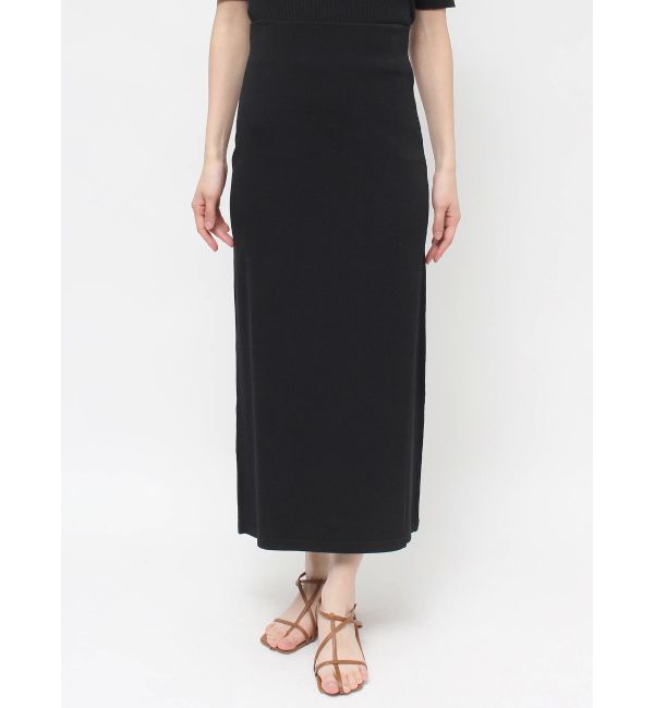 LAGUNAMOON「ハイツイストニットマキシスカート」|スカート|
