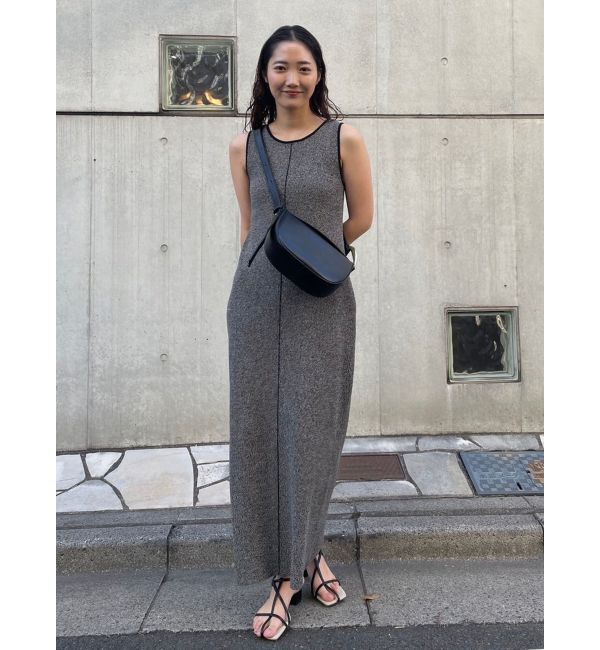 LAGUNAMOON「カットアウトニットワンピース」|ワンピース|ミックス