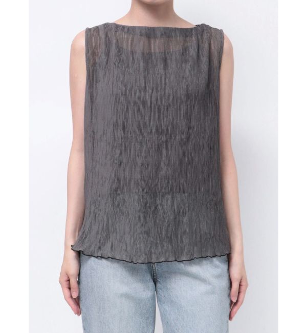 LAGUNAMOON「ワッシャーボートネックブラウス」|シャツ・ブラウス|