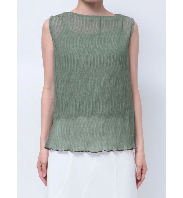 LAGUNAMOON「ワッシャーボートネックブラウス」|シャツ・ブラウス|