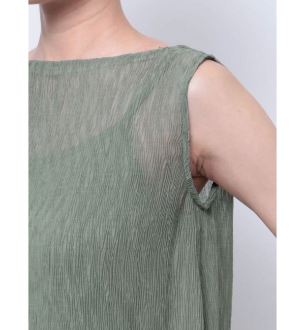 LAGUNAMOON「ワッシャーボートネックブラウス」|シャツ・ブラウス|