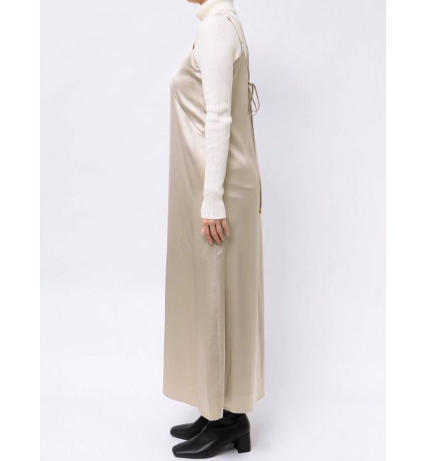 LAGUNAMOON「ハンマーサテンキャミワンピース」|ワンピース|