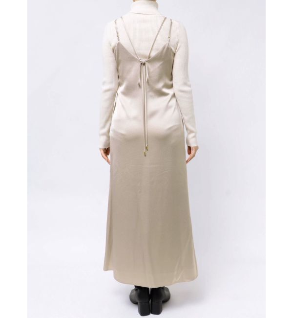 LAGUNAMOON「ハンマーサテンキャミワンピース」|ワンピース|