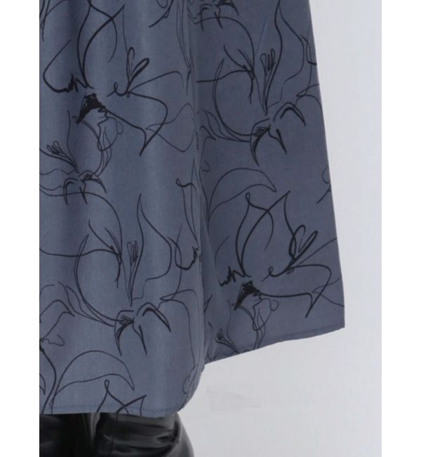 LAGUNAMOON「ドローイングフラワーワンピース」|ワンピース|